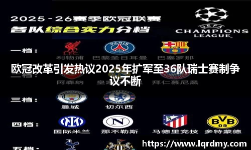 欧冠改革引发热议2025年扩军至36队瑞士赛制争议不断